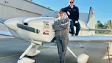 Team ZIC aircraft VH-ZIC, Scott Palmer and Adam Dean at Jandakot Airport